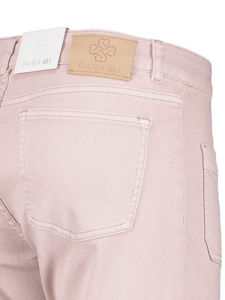 Roze jeans flare fit broek Jade Moraera