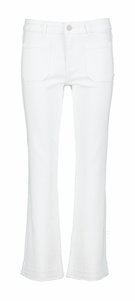 Witte straight jeans Kim color denim Para Mi