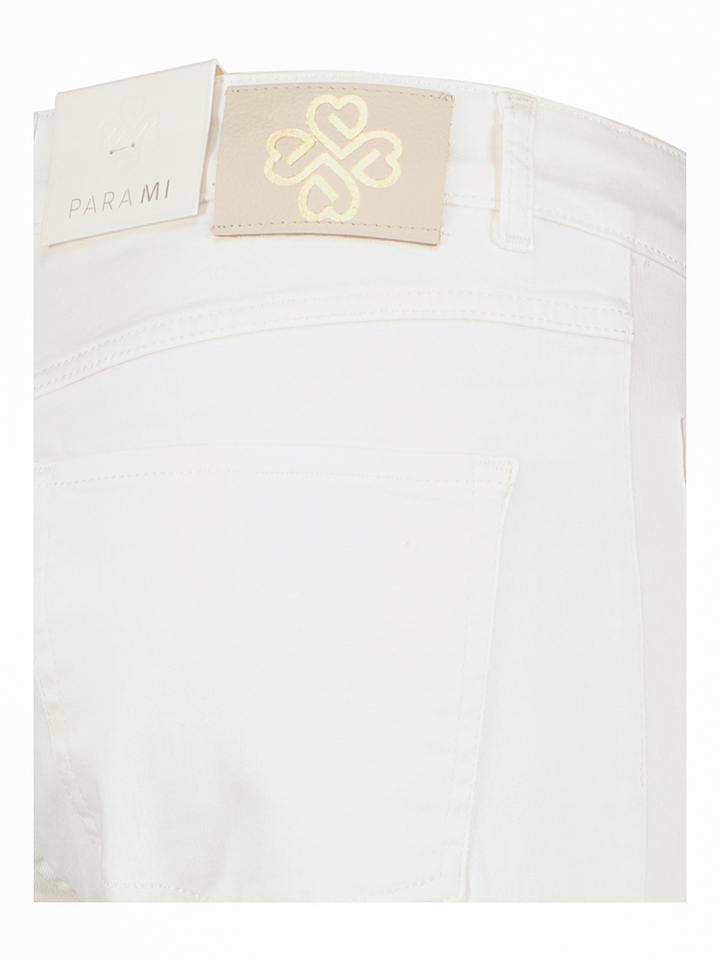 Witte straight jeans Kim color denim Para Mi