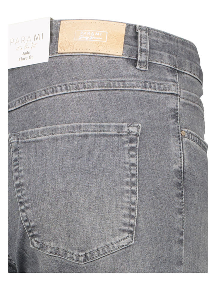 Grijze jeansbroek flare fit Jade Nos Para Mi 