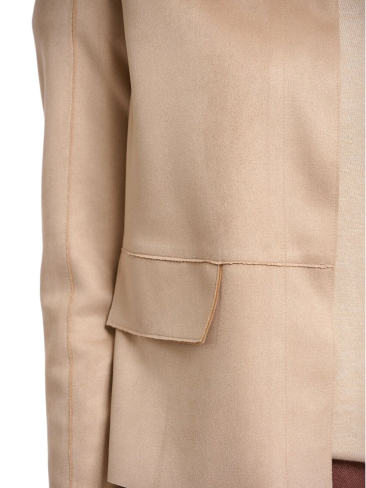 Beige gilet Brisia Rino Pelle