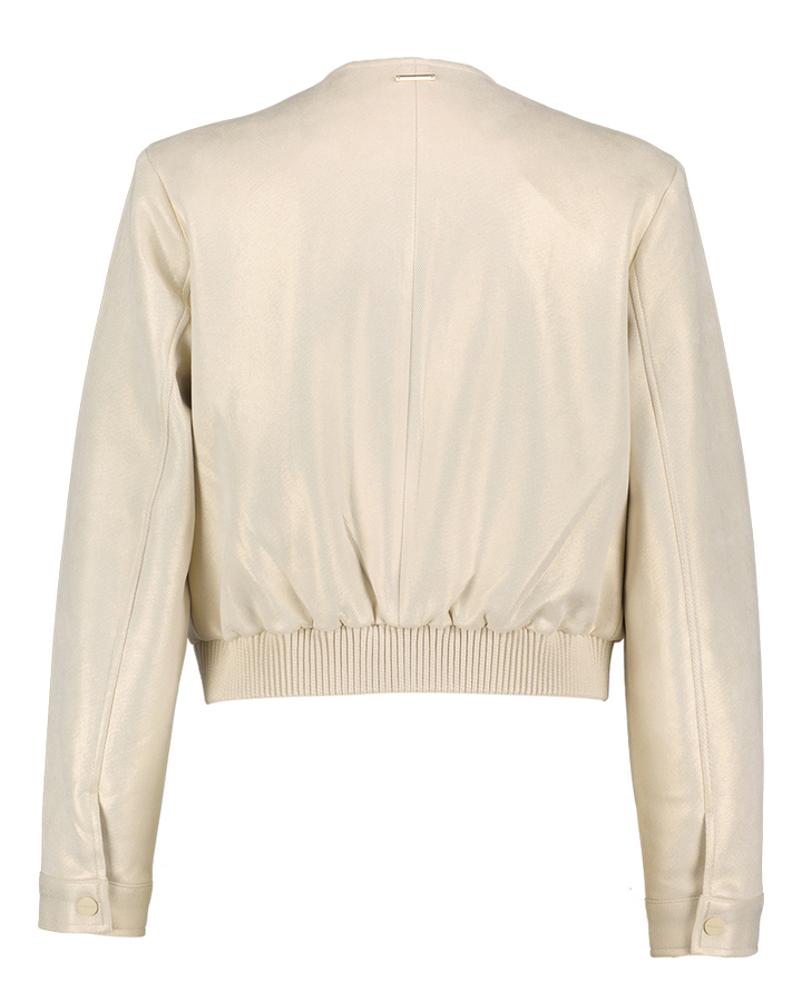Beige casual gilet met knoopsluiting Hevi Rino Pelle 