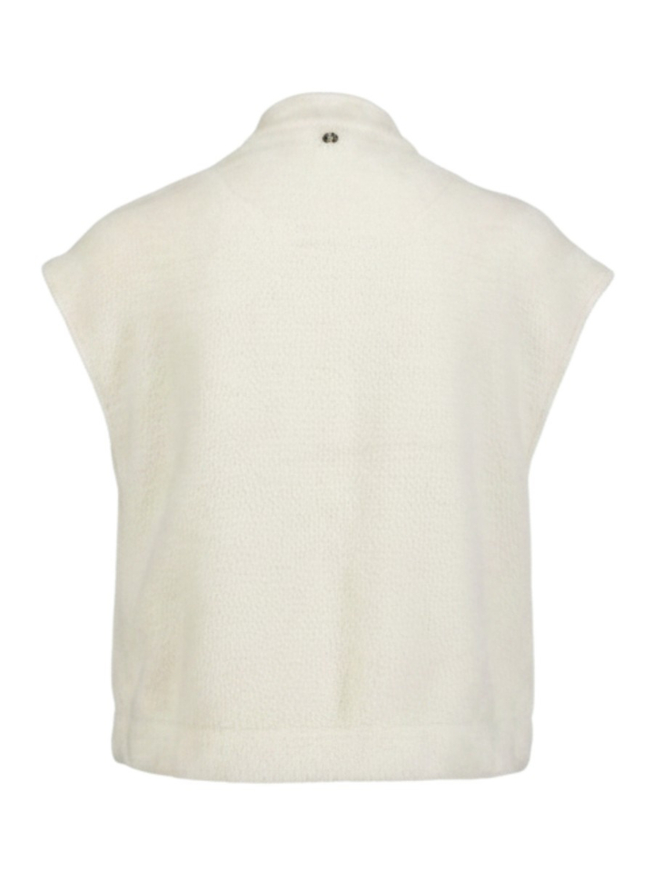Beige gilet met knoopsluiting Teuntje Rino Pelle