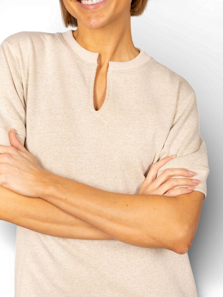 Beige casual sweater jurk Sister MSCW