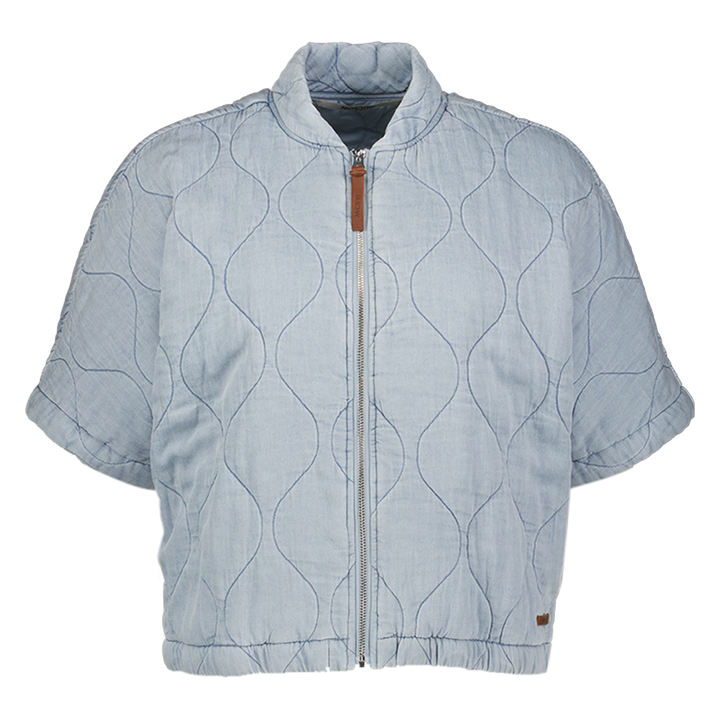 Blauwe korte zomerjas MSCW