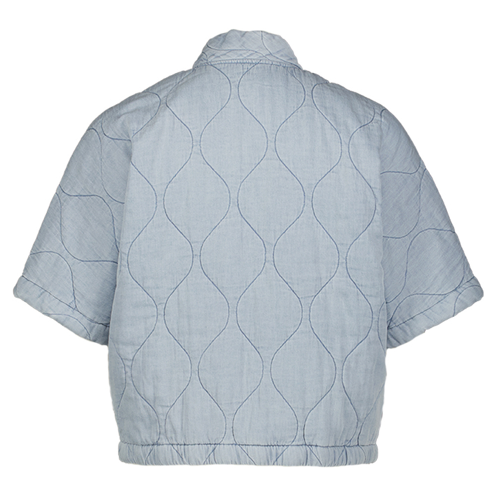 Blauwe korte zomerjas MSCW