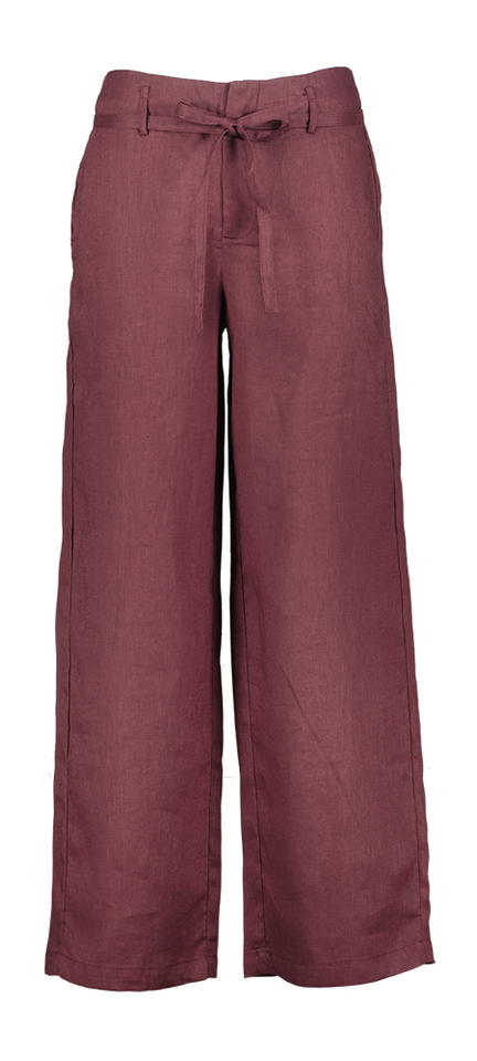 Bordeaux linnen broek Loire Jcsophie 