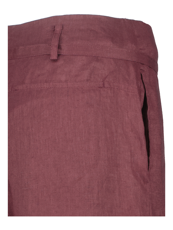 Bordeaux linnen broek Loire Jcsophie 
