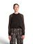 Zwarte organza blouse met lange mouwen Maaike Les Soeurs