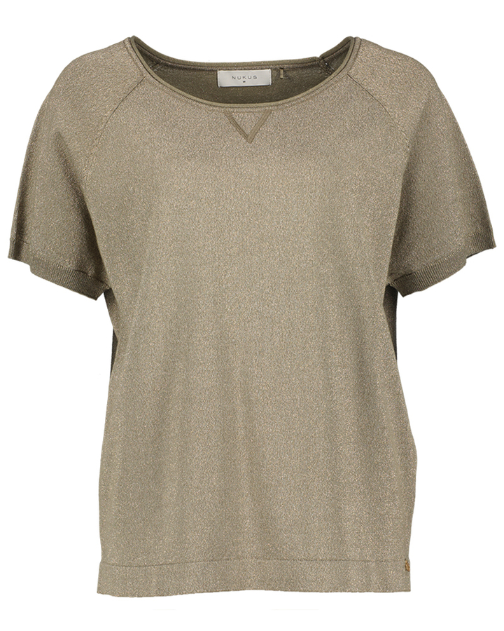 Groene pull met glitterdraad Anita Nukus