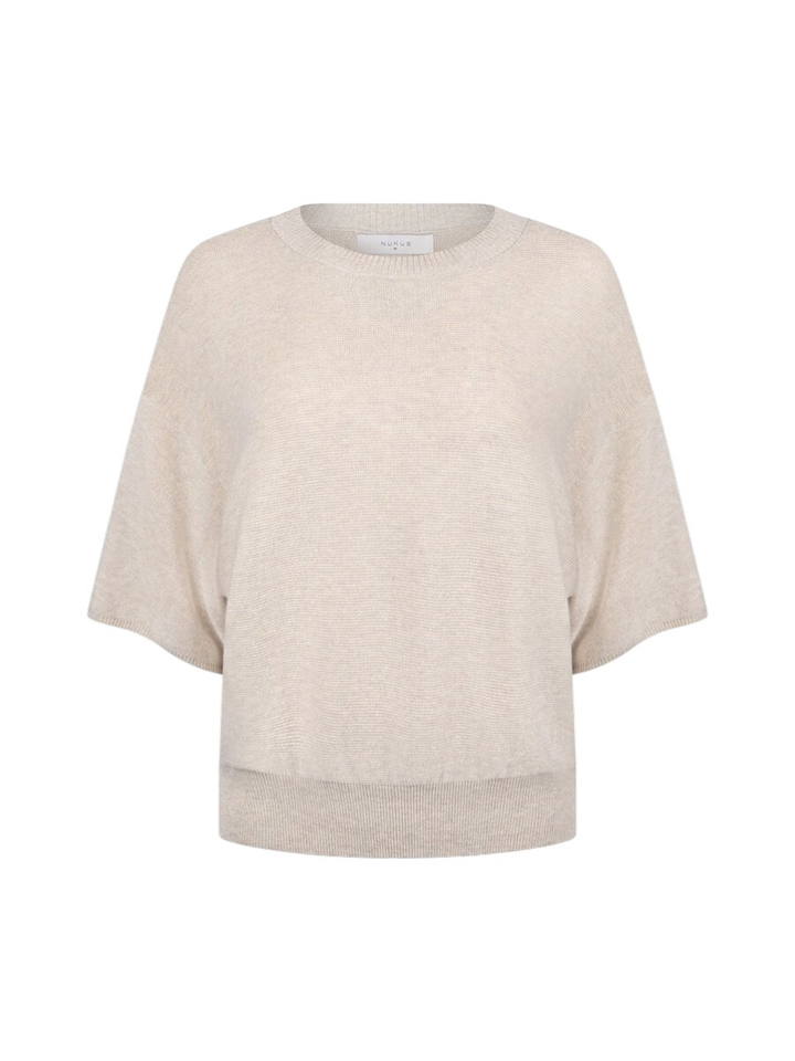Beige trui met ronde hals Winnie Nukus