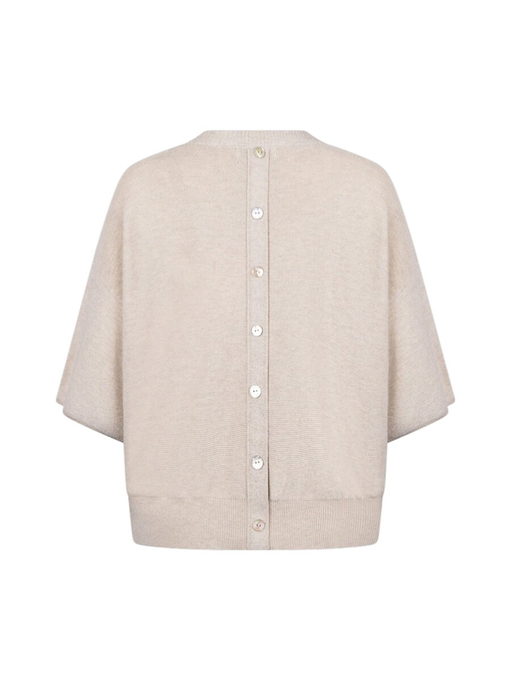 Beige trui met ronde hals Winnie Nukus