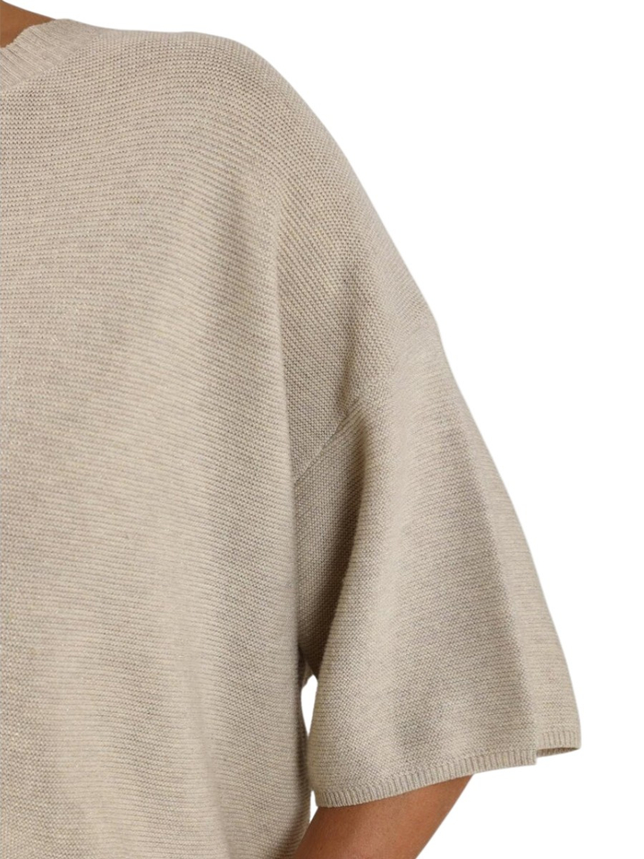 Beige trui met ronde hals Winnie Nukus