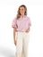 Roze katoenen blouse met detail Leia Nukus