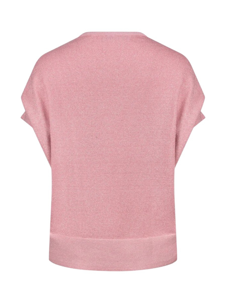 Roze top lurex met subtiele glans Wies Nukus 