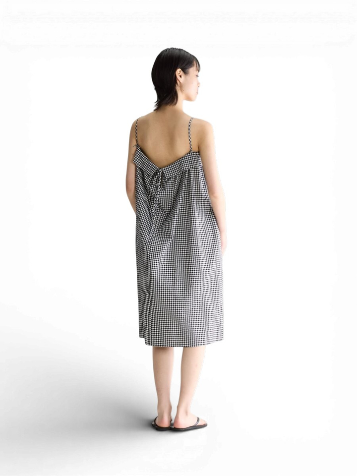 Zwart wit geruite jurk Tokyo  Bellerose 