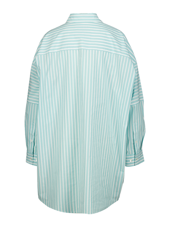 Gestreepte oversized katoenen jurk Jinner Bellerose