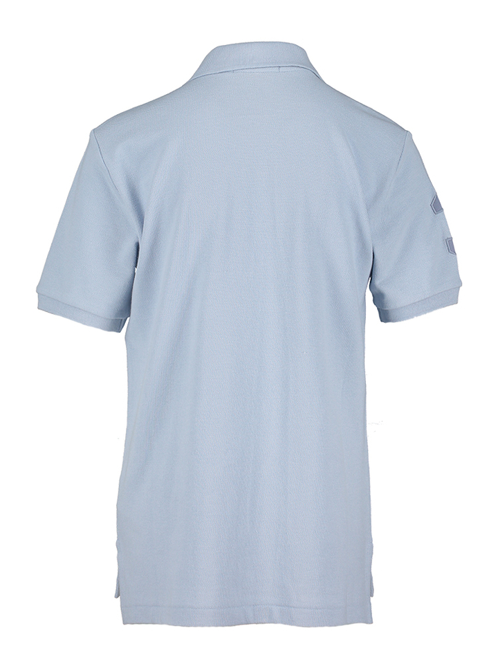Blauwe polo met letter en logo detail Ralph Lauren