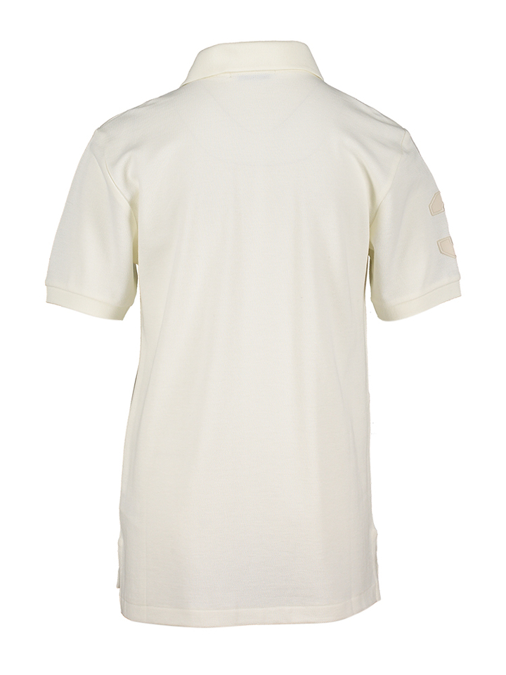 Ecru polo met letter en logo detail Ralph Lauren
