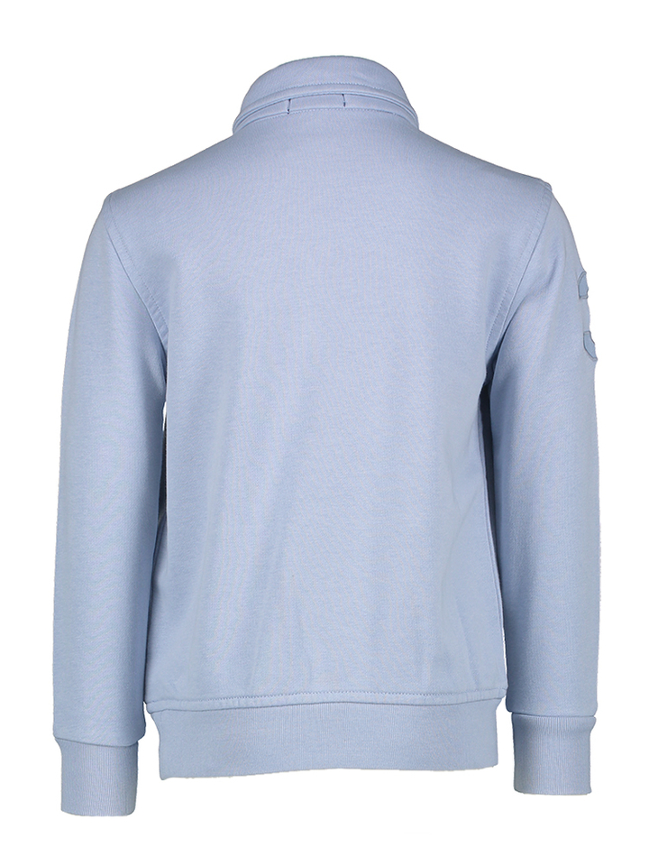Blauwe sweater met rits Ralph Lauren