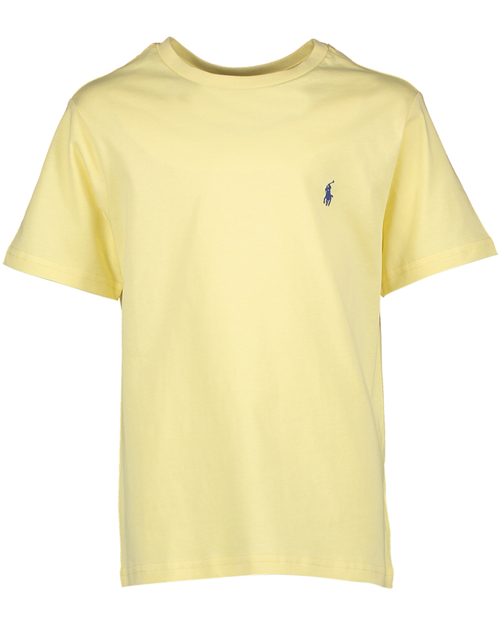 Gele katoenen t-shirt logo Ralph Lauren