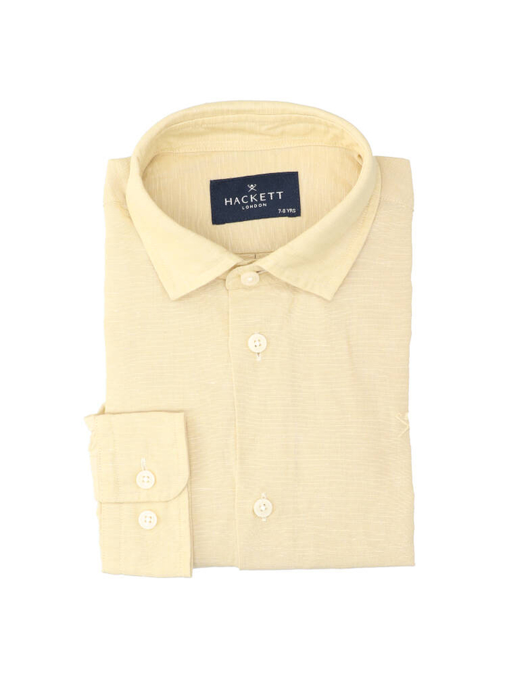 Pastet linnen hemd Hackett 