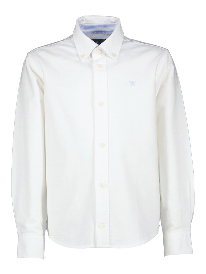 Wit katoenen hemd Hackett 