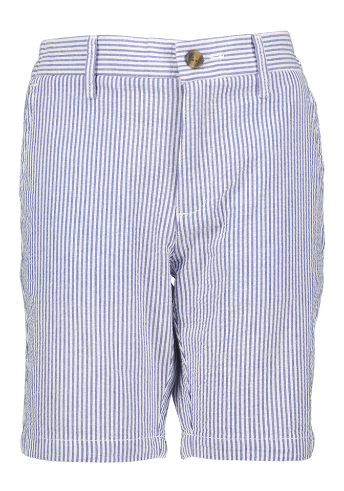 Blauwe witte gestreepte short Hackett 