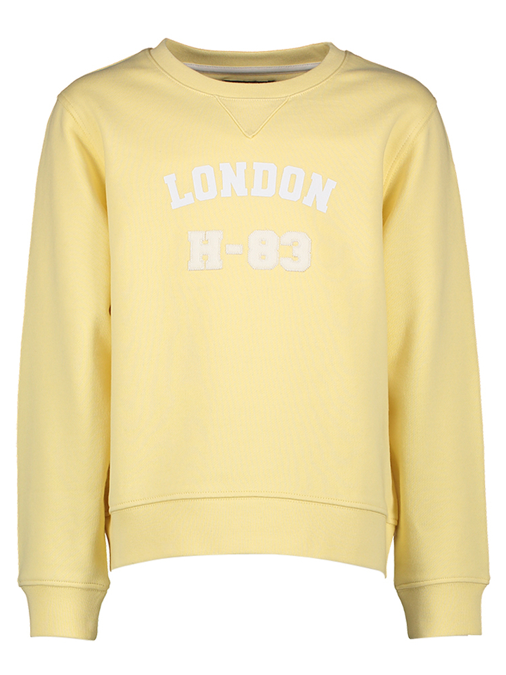 Gele sweater met print Hackett