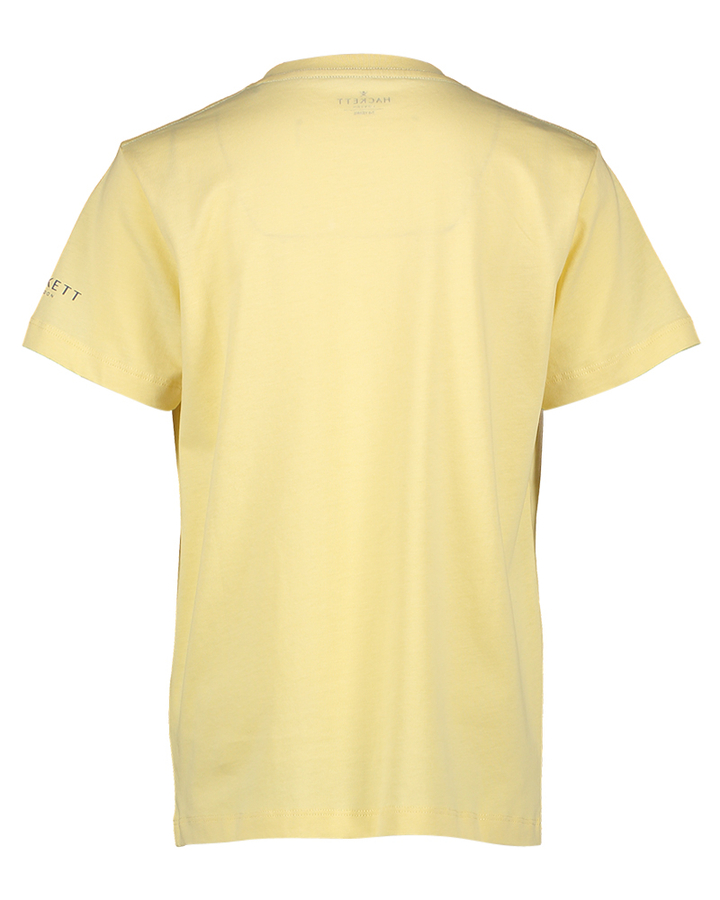 Gele t-shirt met logo Hackett