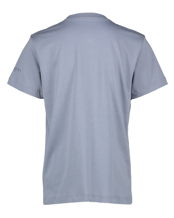 Blauwe t-shirt met logo Hackett