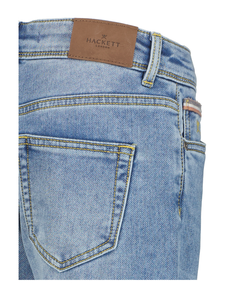 Blauwe skinny jeans Hackett