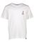 Witte t-shirt met fles logo Antwrp