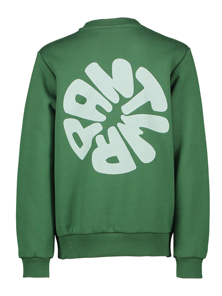 Groene katoenen sweater met print Antwrp