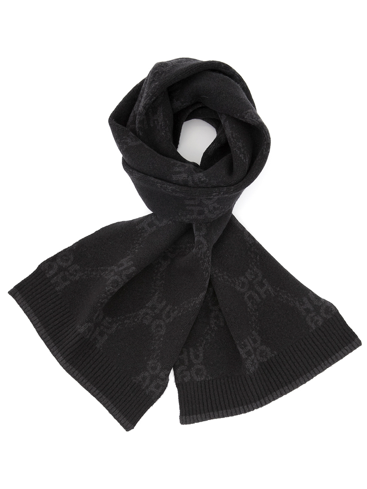 Zwarte sjaal Hugo Boss