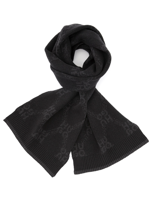 Zwarte sjaal Hugo Boss