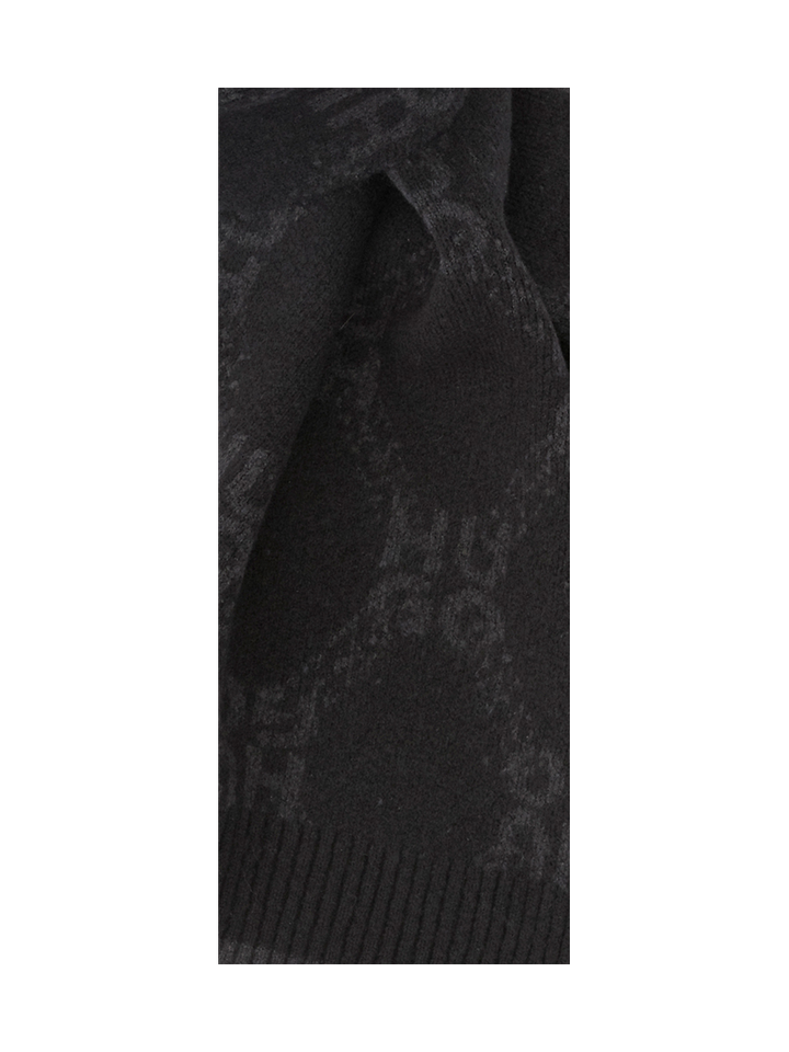 Zwarte sjaal Hugo Boss