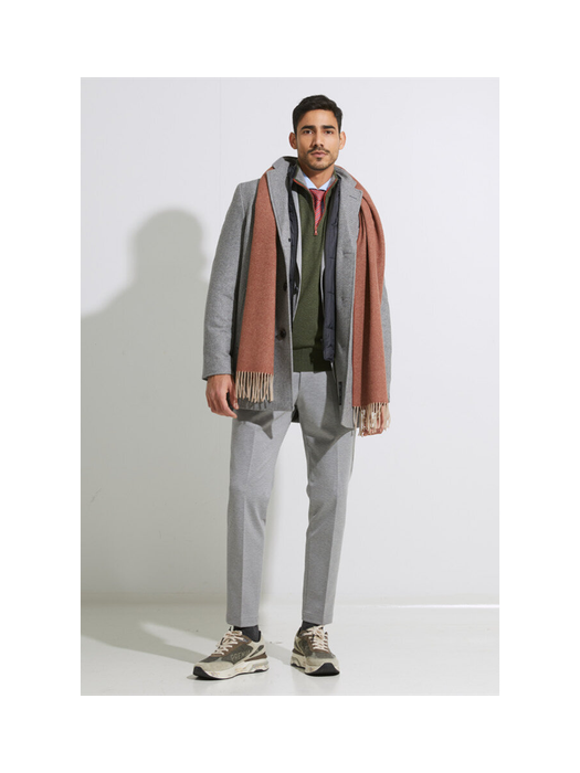 Bruine wollen sjaal Profuomo