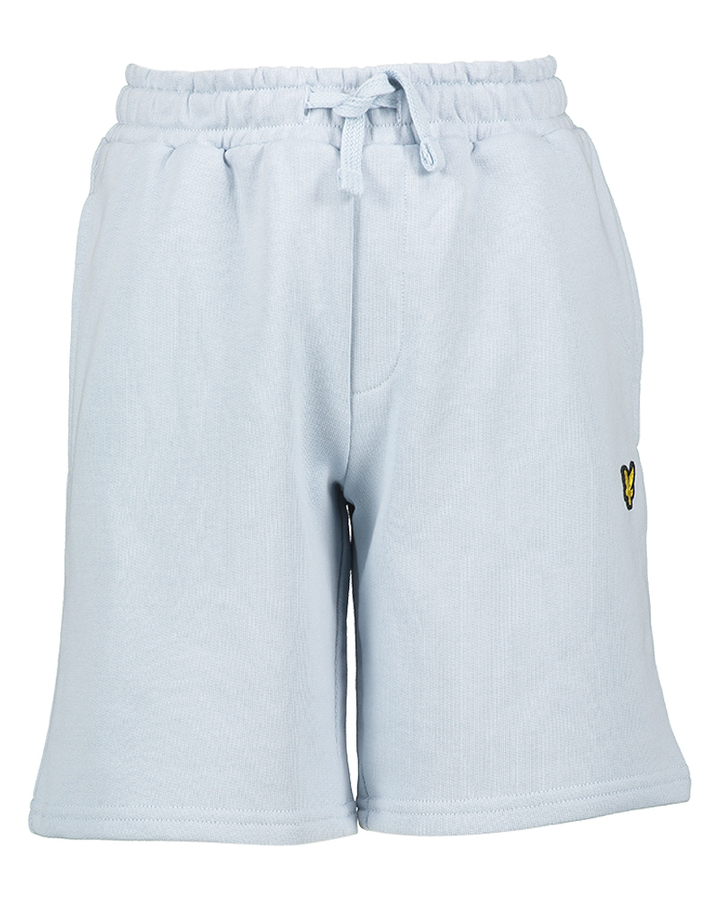 Lichtblauwe katoenen short logo Lyle & Scott