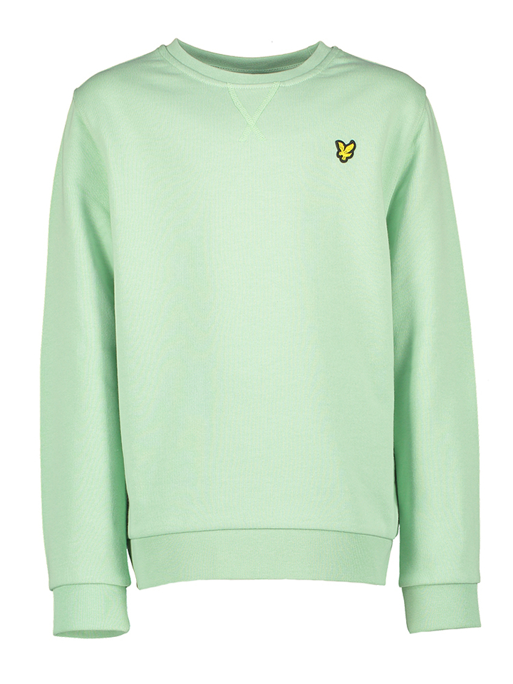 Lichtgroene katoenen sweater Lyle&Scott 