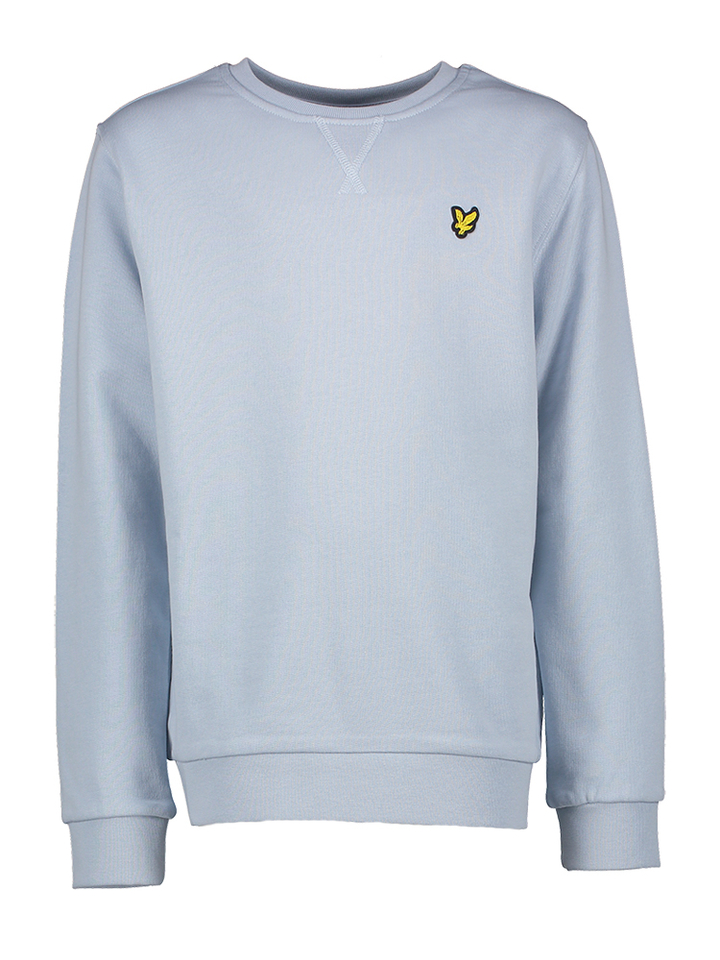 Lichtblauwe katoenen sweater Lyle&Scott