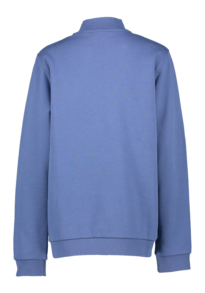 Blauwe trui met rits Lyle & Scott