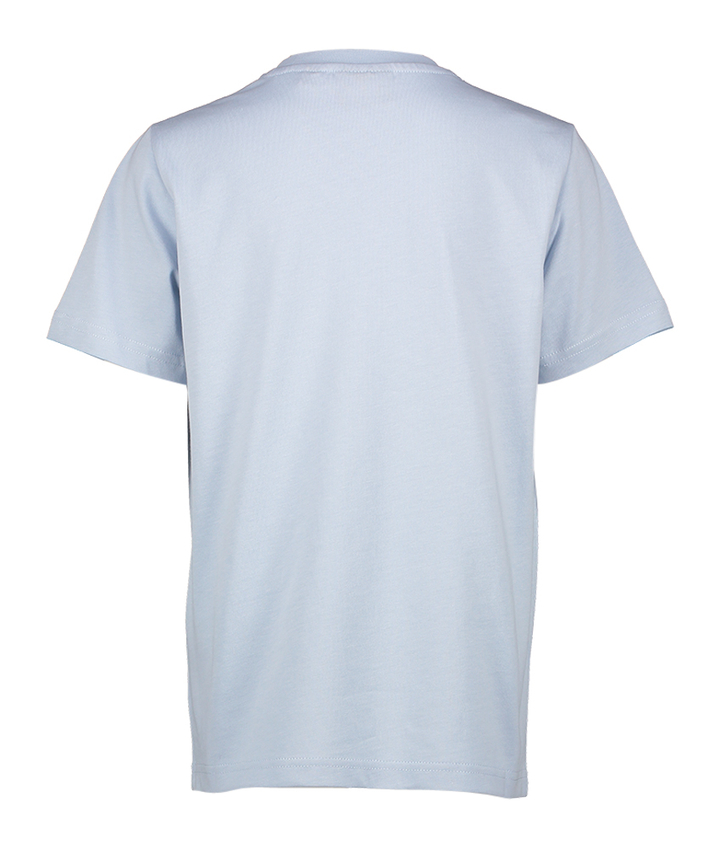 Lichtblauwe katoenen t-shirt met korte mouwen Lyle & Scott 