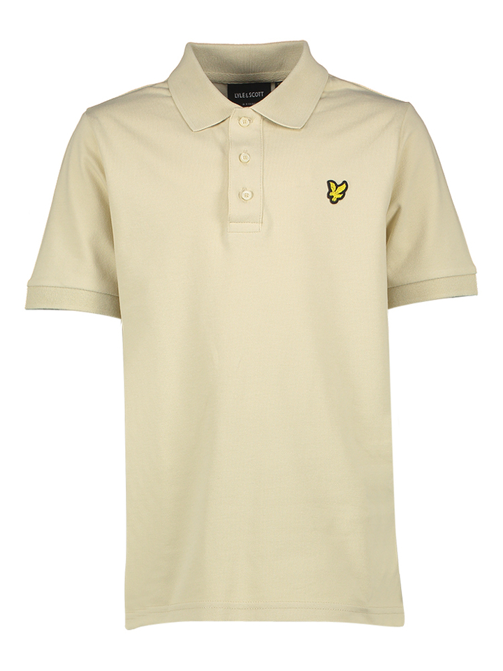Beige polo met korte mouwen Lyle&Scott 