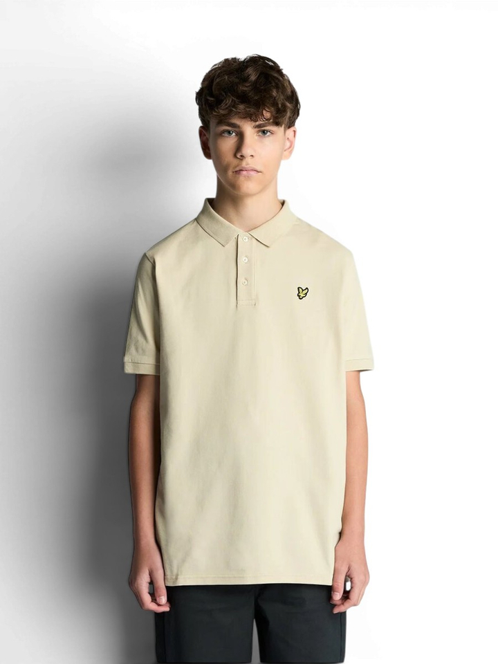 Beige polo met korte mouwen Lyle&Scott 