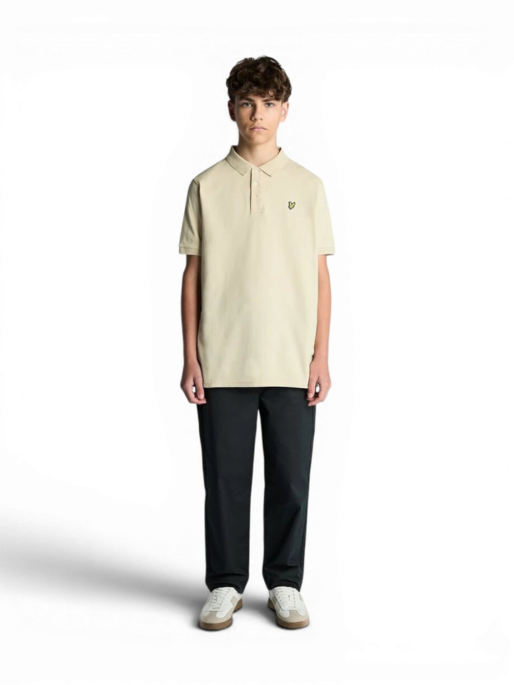 Beige polo met korte mouwen Lyle&Scott 