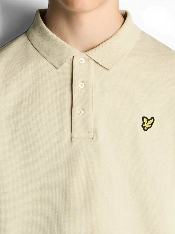 Beige polo met korte mouwen Lyle&Scott 