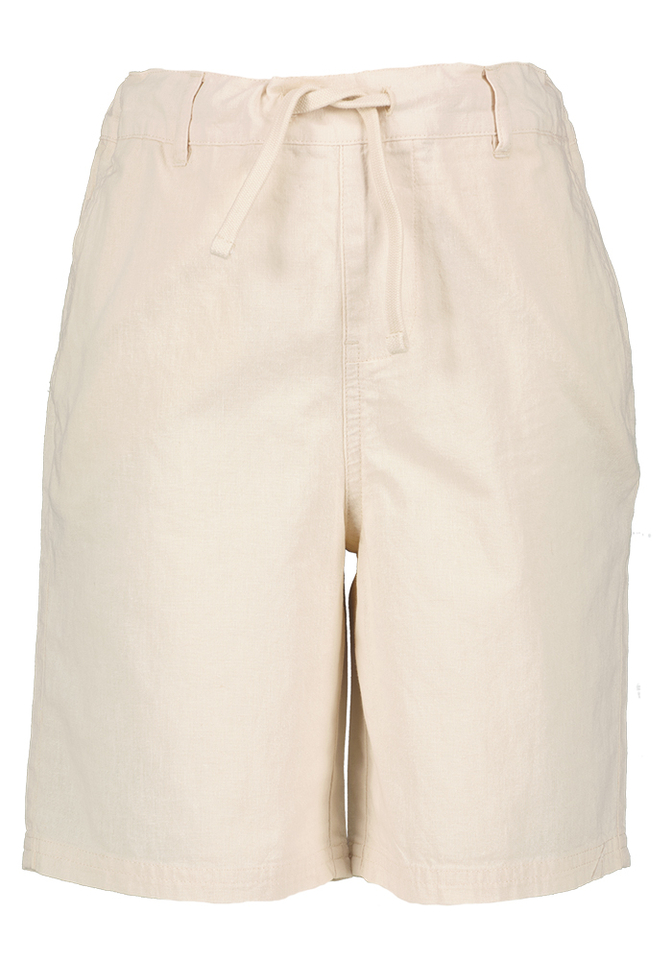 Beige short in katoen en linnen Lyle&Scott