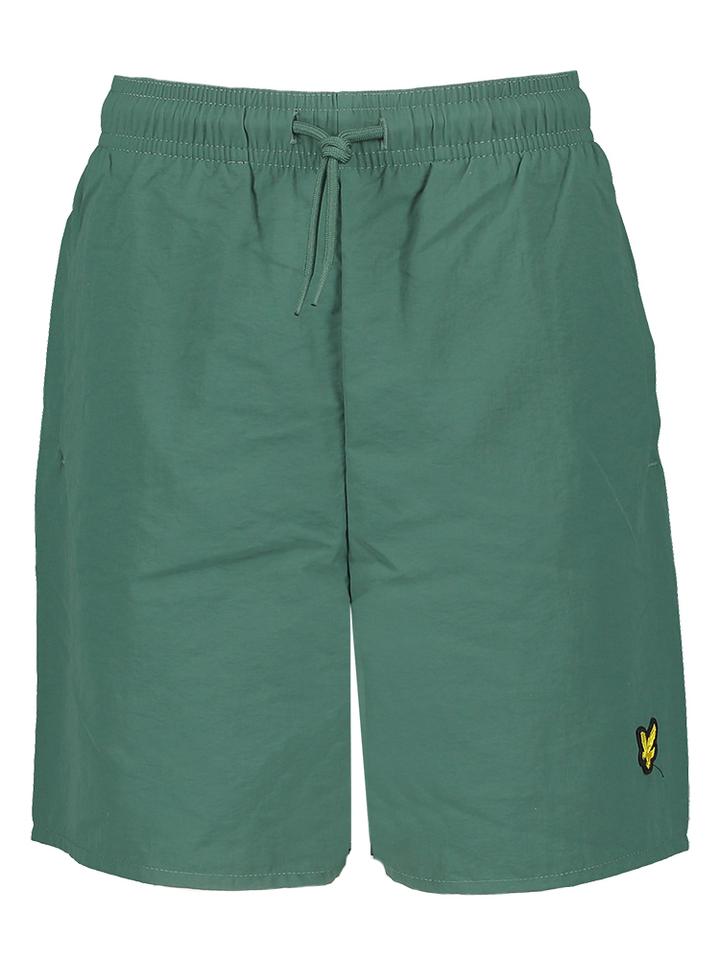 Groene zwemshort logo Lyle & Scott