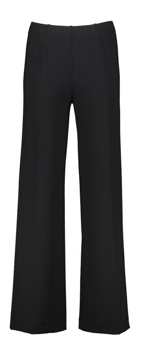 Zwarte flared broek met elastiek Lillyth Flared Raphaela by Brax